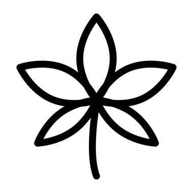 Çiçek. Web simgesi basit illüstrasyon