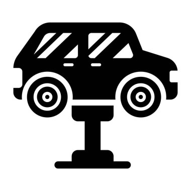 - Araba. Web simgesi basit illüstrasyon