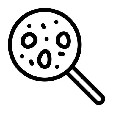 Virüs. Web simgesi basit tasarım 