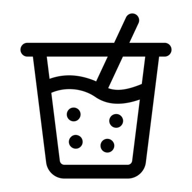 Meyve suyu. Web simgesi basit illüstrasyon