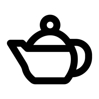 Çaydanlık. Basit resimleme