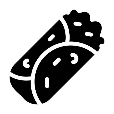 Taco web simgesi basit tasarım