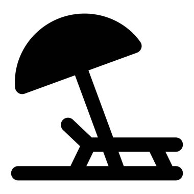 Plaj sandalyesi. Basit tasarım