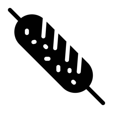 Yiyecek ve çevre simgesinin vektör illüstrasyonu