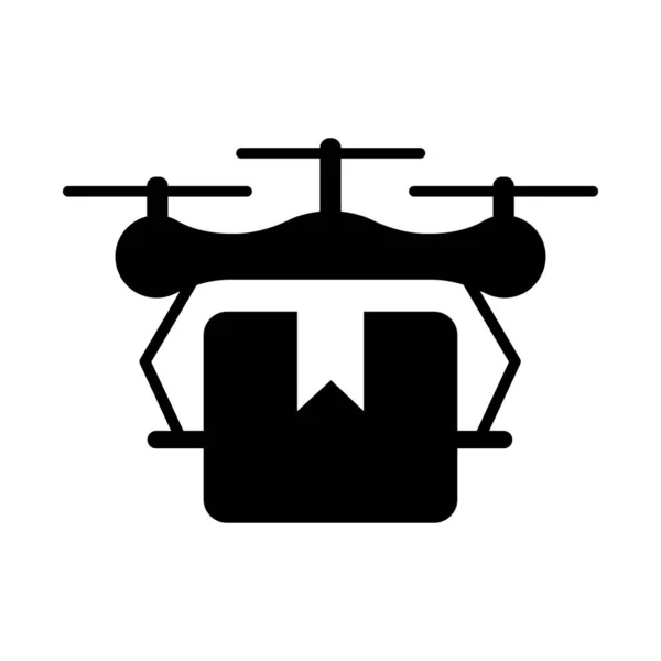 Drone Icono Ilustración Vector Aislado Símbolo — Archivo Imágenes Vectoriales