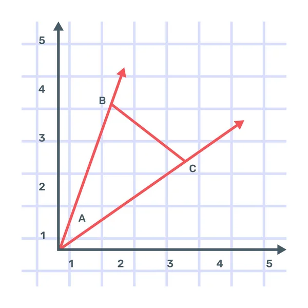 Gráfico Gráfico Con Flechas Ilustración Vectorial — Archivo Imágenes Vectoriales