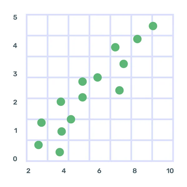 Üzleti Chart Web Ikon Vektor Illusztráció — Stock Vector