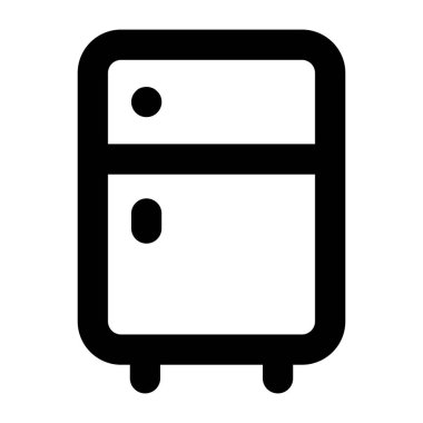 Otelde. Web simgesi basit illüstrasyon