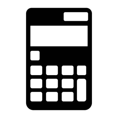 Cep telefonu simgesi, vektör illüstrasyonu