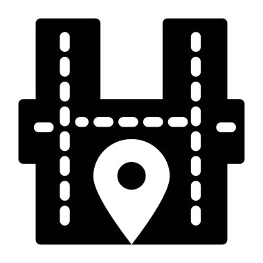 konum. Web simgesi basit illüstrasyon