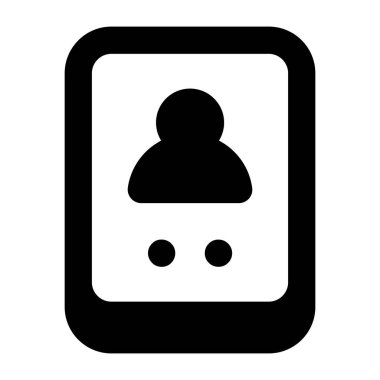 kullanıcı. Web simgesi basit illüstrasyon