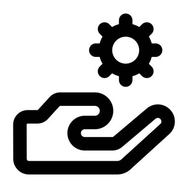 seo ve geliştirme satırı simgesi.