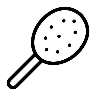 Eşsiz yiyecek vektörü simgesi