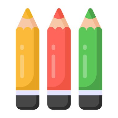 kalem okulu vektör illüstrasyonu