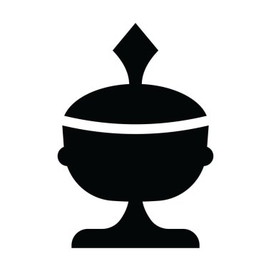 Noel topu ikonu vektör illüstrasyonu