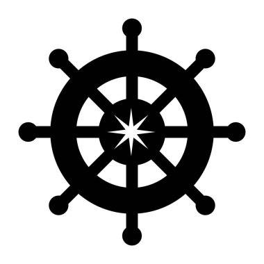 simple vector illustration of a ship