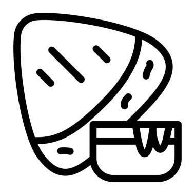 Asya yemek web simgesi basit tasarım 