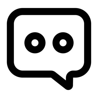 Konuş. Web simgesi basit illüstrasyon