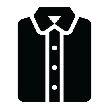 Gömlek. Web simgesi basit illüstrasyon