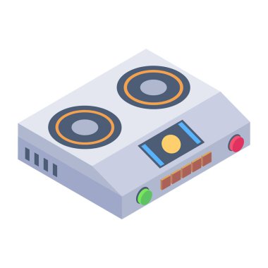 Modern b 'nin vektör illüstrasyonu radyo simgesinden yoksundur