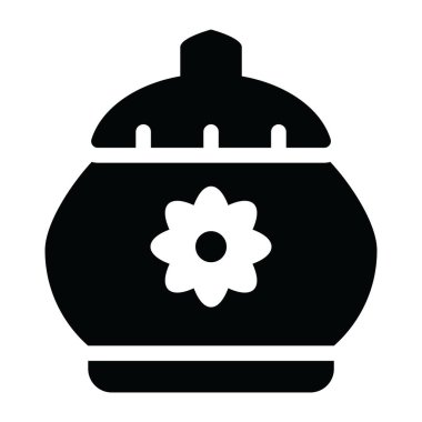 Esrar ikonu. Web için vektör simgelerinin basit illüstrasyonu