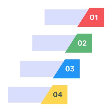 İş bilgisi şablonunun vektör illüstrasyonu