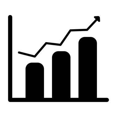 bar çizelgesi simgesi, vektör illüstrasyonu