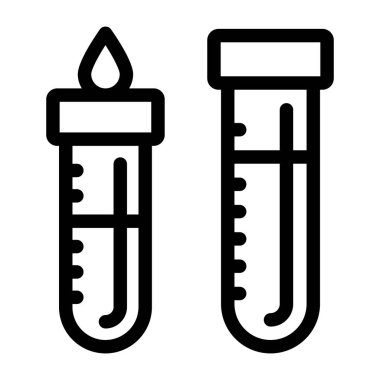 Test tüpleri. Basit resimleme