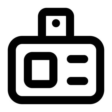 bagaj. Web simgesi basit illüstrasyon