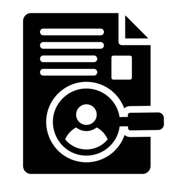 Belge. Web simgesi basit illüstrasyon