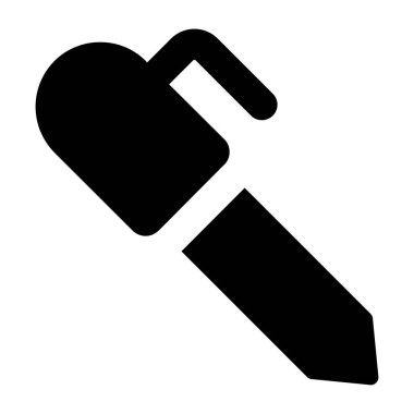 Kalem. Web simgesi basit tasarım