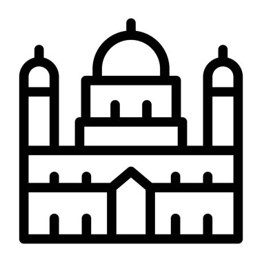 Bina. Web simgesi basit tasarım