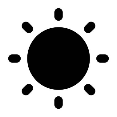 Güneş ikonu. Ağ için gölge vektör desenli soyut arkaplan çizimi