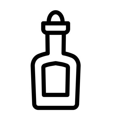 Şişe. Web simgesi basit tasarım