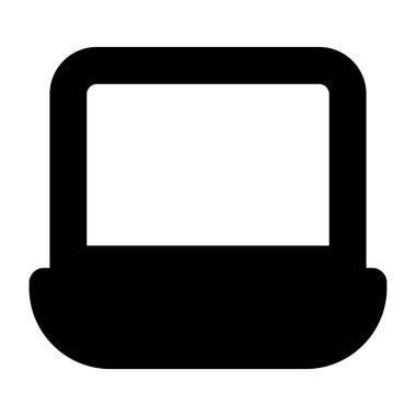 Bilgisayar. Web simgesi basit illüstrasyon