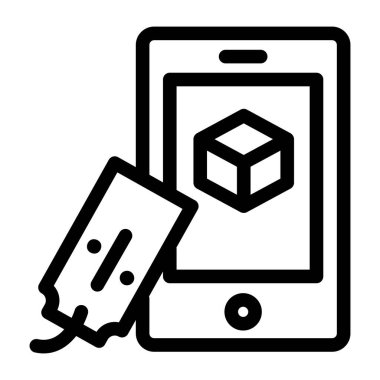 akıllı telefon web simgesi, vektör illüstrasyon tasarımı