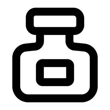 Haplı kavanoz, vektör illüstrasyonu