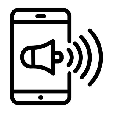 akıllı telefon web simgesi, vektör illüstrasyon tasarımı