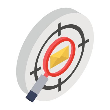 hedef simge vektör illüstrasyonu