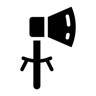 Megafon. Web simgesi basit illüstrasyon