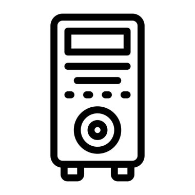 Bilgisayar. Web simgesi basit illüstrasyon