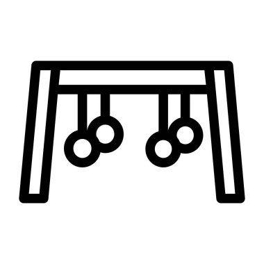 Alışveriş arabası ikonu. Abaküs vektör simgelerinin özet çizimi