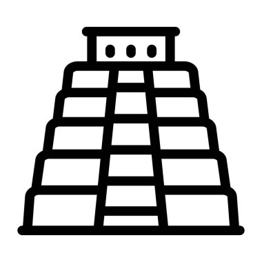 Bina. Web simgesi basit illüstrasyon 