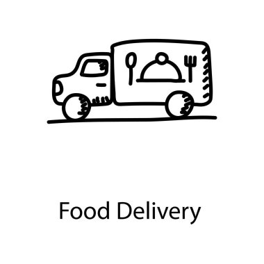 dağıtım simgesi. Basit tasarım