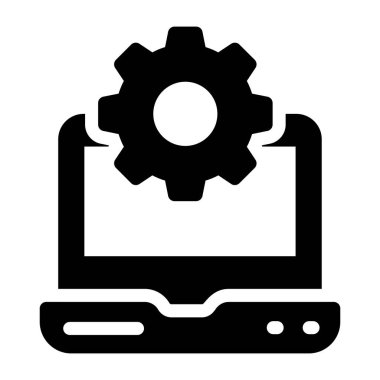 Ayarlama. Web simgesi basit illüstrasyon