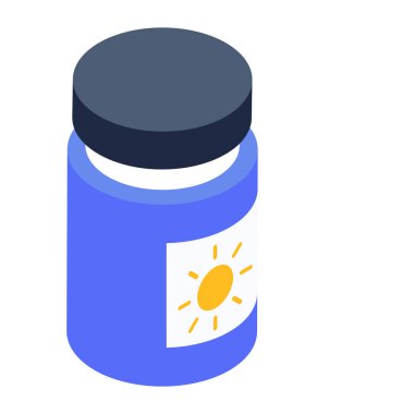 güneş kremi simgesi basit tasarım 