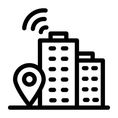 mobil ve pazarlama satırı vektör simgesi.