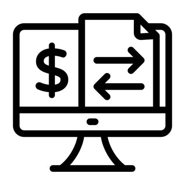 para simgesi vektör illüstrasyonu 