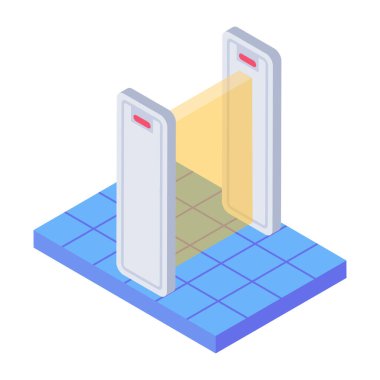 Cep telefonlu izometrik akıllı telefon ve akıllı hücre uygulaması çizimi