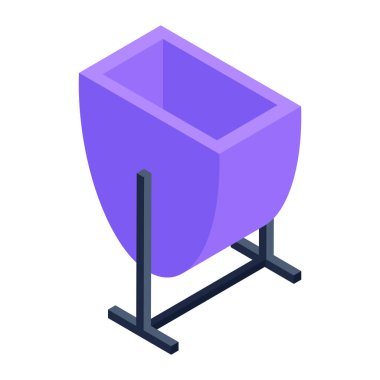 Modern b 'nin vektör çizimi dizüstü bilgisayarın ikonundan yoksun